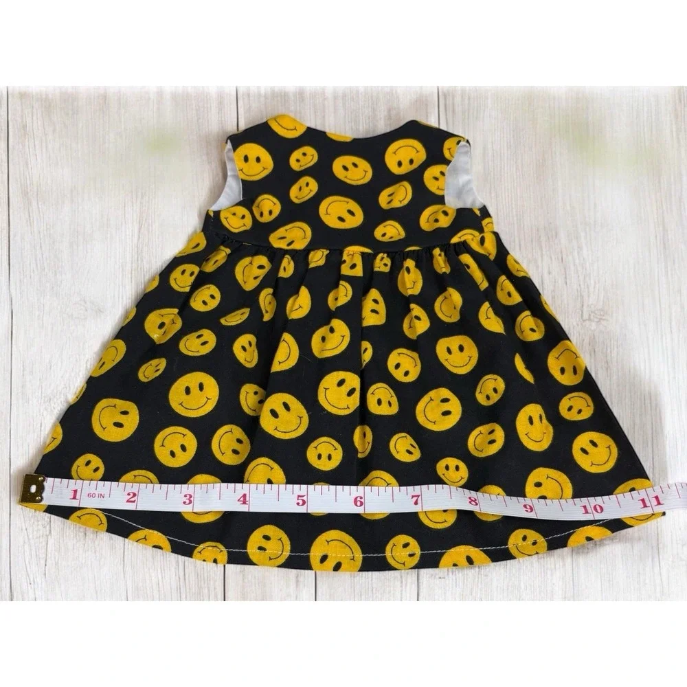 18 in Doll Smiley Face Emoji Dress Fits ‎ American Girl Dolls Handmade W/ Shoes
